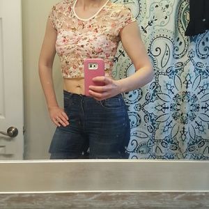 Floral Crop Top